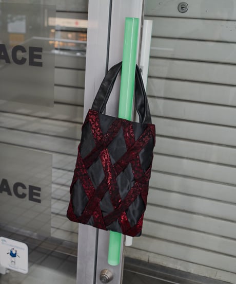 90s JEAN COLONNA lame bontage handbag