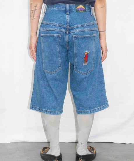 90s menace round pocket baggy shorts