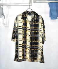 90s MENCH poly/rayon shirts