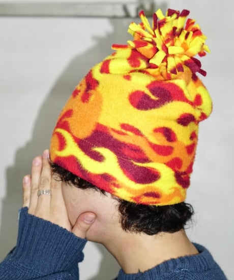 colorful fleece cap