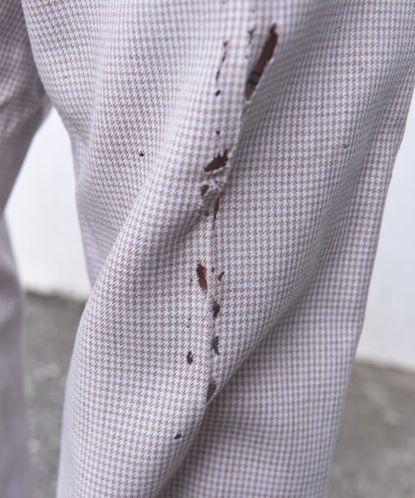 1940s houndstooth boro slacks