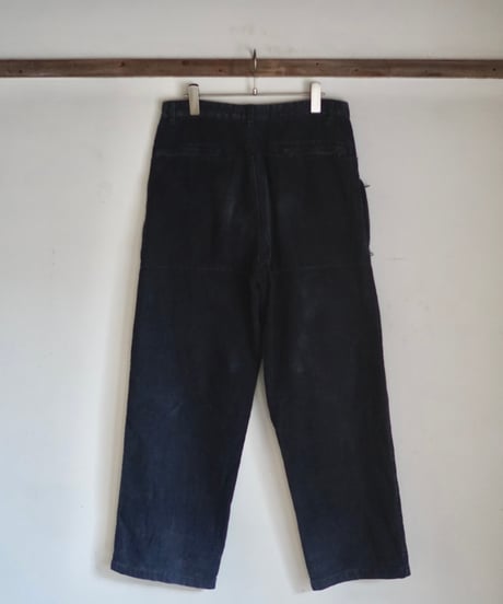 90s BUGLE BOY multi-zip corduroy pants (navy)