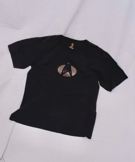90s vtg STARTREK patched design Tee