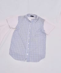 90s MILKBOY knit switching design shirts