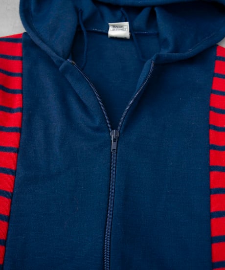 80s Euro vtg border zip-up hoodie