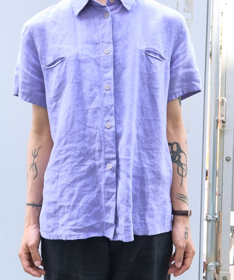 00s pale purple linen shirts