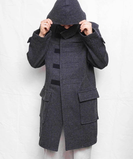 WorldWideLove! velcro design wool coat