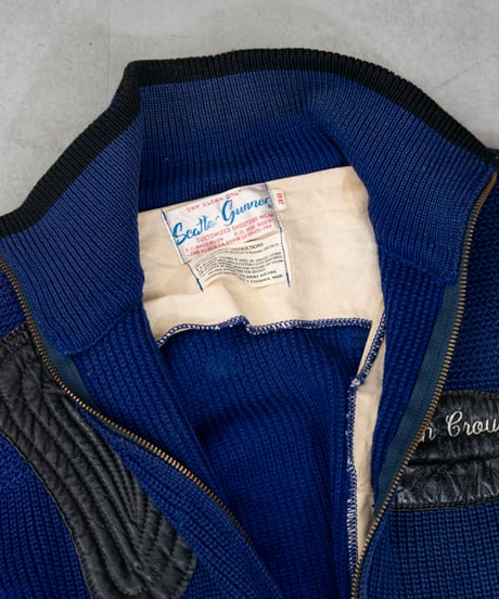 70s vtg hunting drivers knit jacket