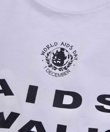 90s vtg AIDS WALK graphic Tee