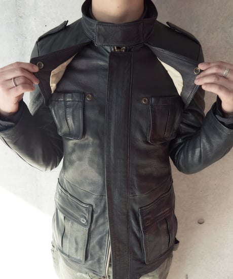 90s lamb leather M-65