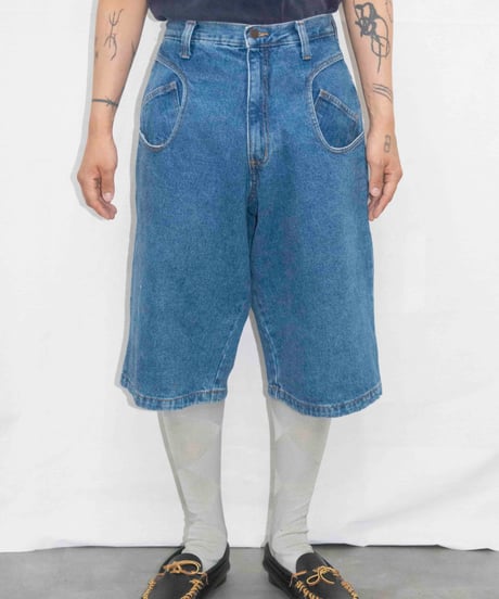 90s menace round pocket baggy shorts
