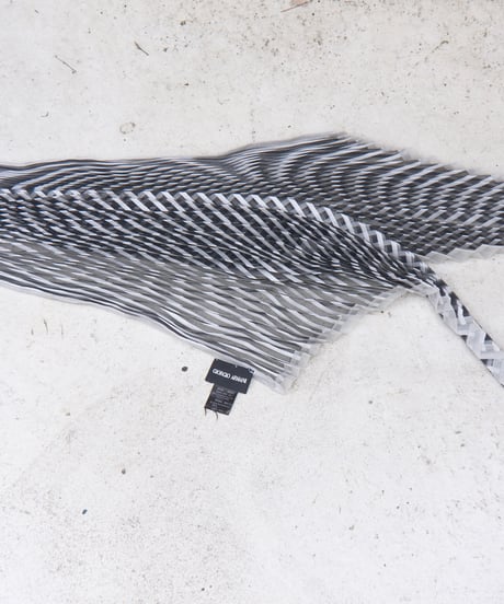 GIORGIO ARMANI pleats scarf