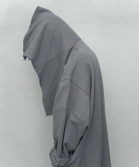 80s vtg TAKEZO deformation wool super long coat