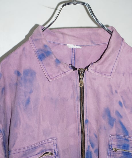 90s French vtg tie dye jumpsuits