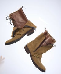 layered boots
