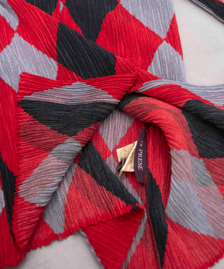 popcorn argyle cardigan