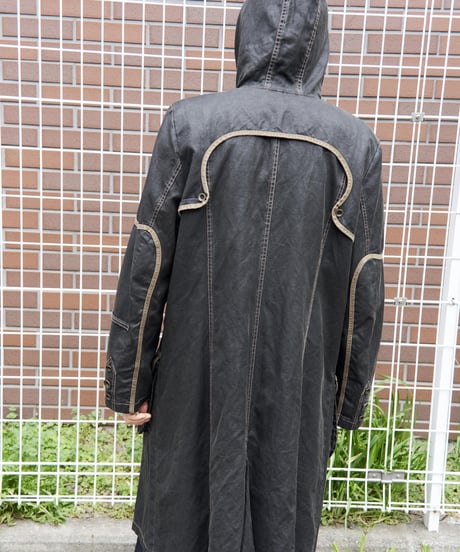 90s Euro linen coating coat