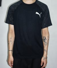 00s PUMA sheer design cyber raglan T