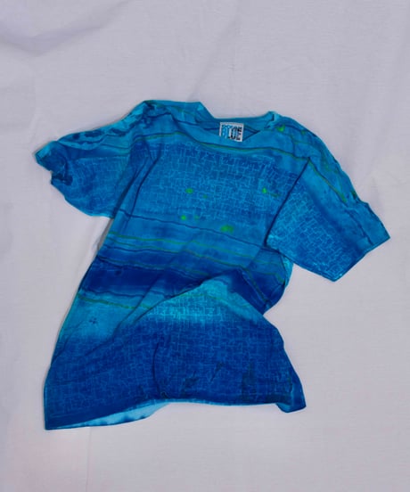 80s vtg Ocean Blue Tee