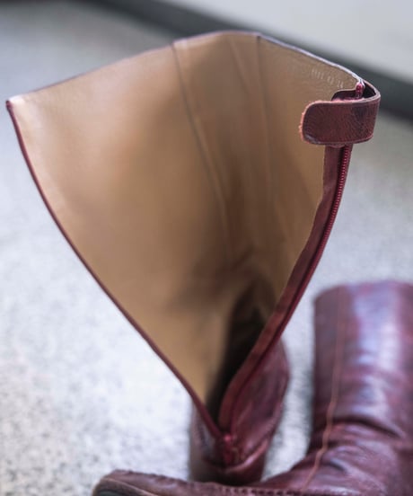 Tsumori Chisato long leather boots