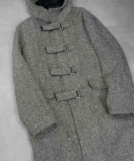 PPFM 00s tweed wool velcro coat