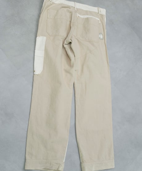 MUNYE switching design cotton baggy pants