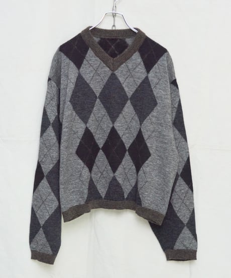 Dessin de Mode mohair argyle