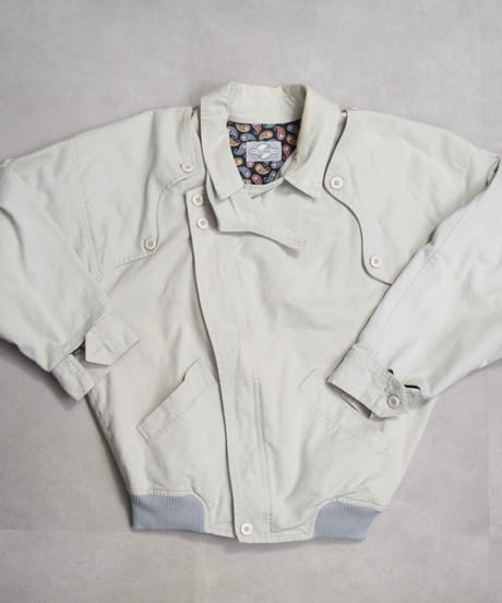 80s vtg CUGGI multi button dolman cotton jacket