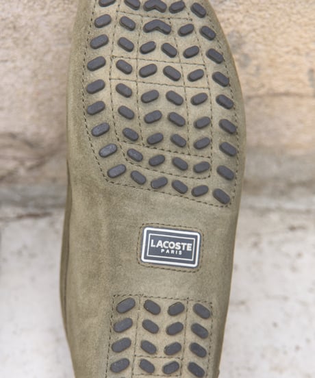LACOSTE suede driving shoes