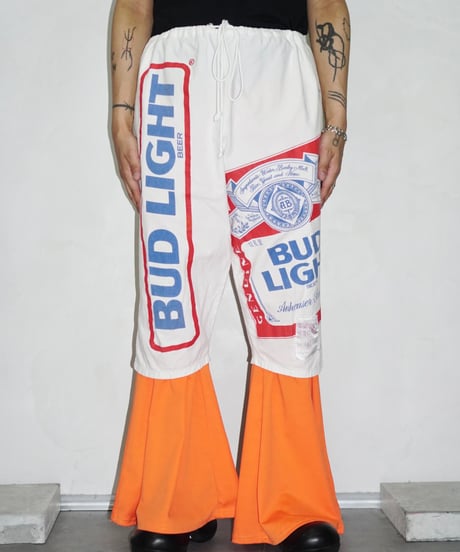90-00s BUD LIGHT design cotton shorts