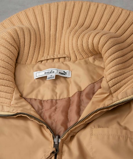 PUMA × nuala super high neck wool/nylon pullover