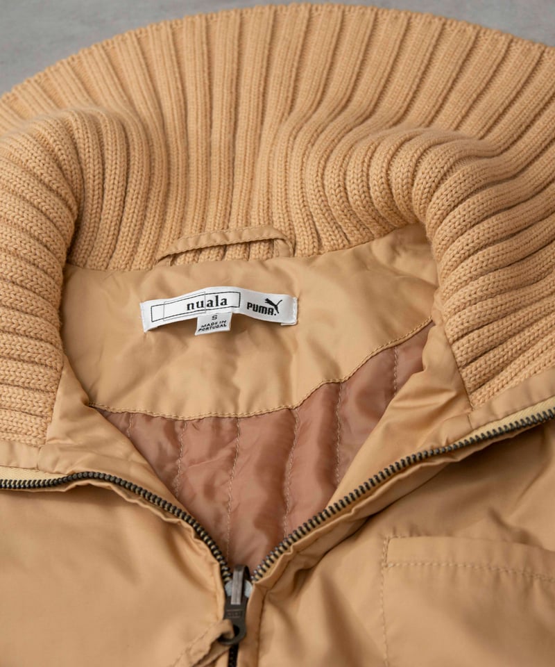 PUMA × nuala super high neck wool/nylon pullove