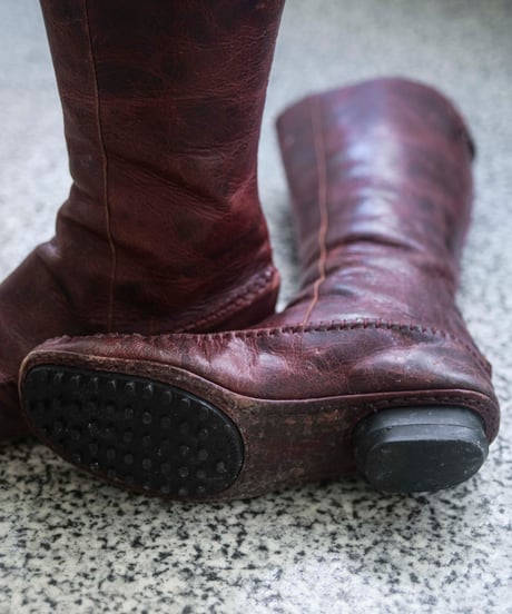 Tsumori Chisato long leather boots