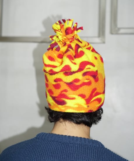 colorful fleece cap