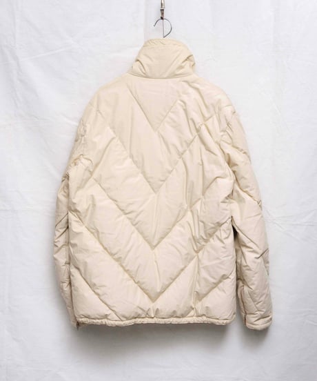 70s vtg white down jacket