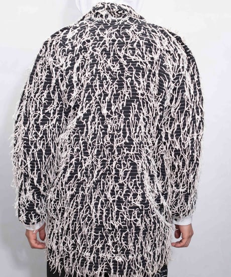 unknown shawl collar tree tailored jacket
