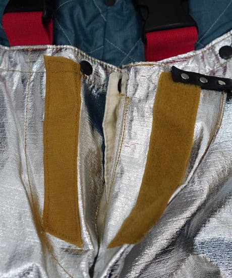 80s vtg DEADSTOCK fireman silver over cargo pants