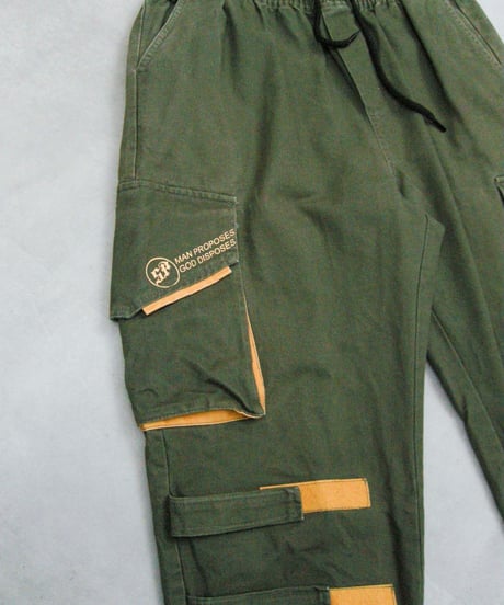 GENDERLESS SOCIETY velcro cargo