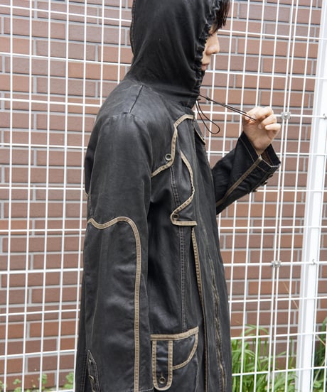 90s Euro linen coating coat