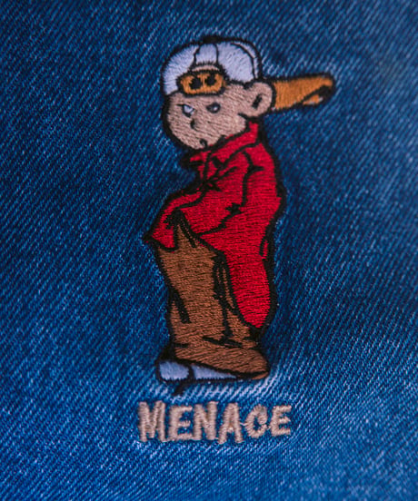90s menace round pocket baggy shorts