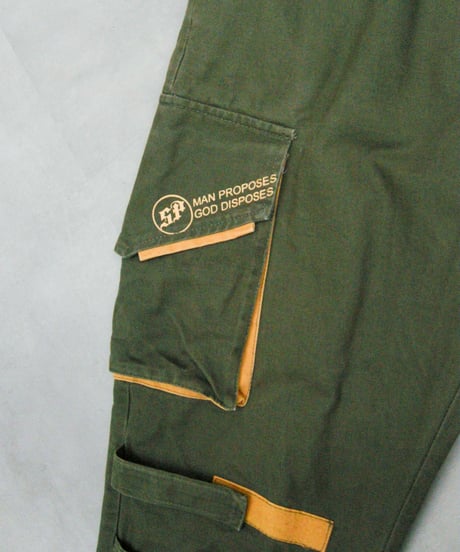 GENDERLESS SOCIETY velcro cargo