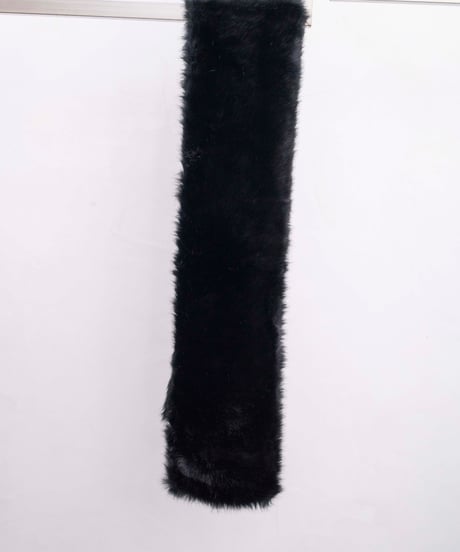 BANANA REPUBLIC fake fur long muffler
