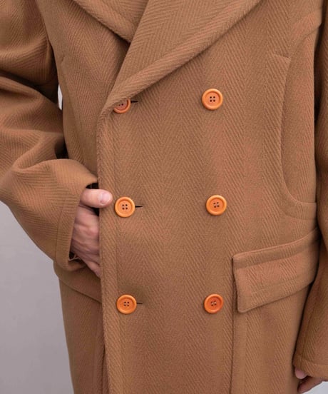 Giuliano Fujiwara made in Italy viscose coat
