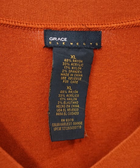 90s GRACE rayon/acryl knit