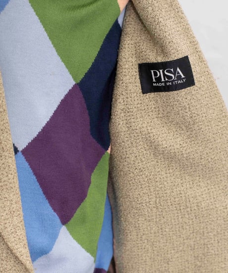 80s Italy vtg PISA silk/wool tailored jacket