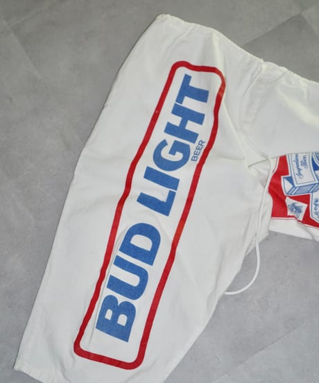 90-00s BUD LIGHT design cotton shorts