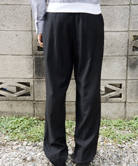 GIANNI VERSACE stripe slacks