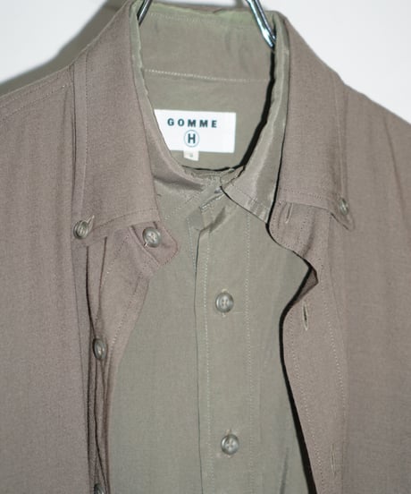 GOMME HOMME layered design shirts