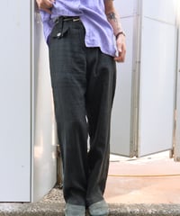 90s linen wide slacks