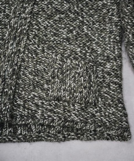Oliver Spencer diagonal zip design knit jacket